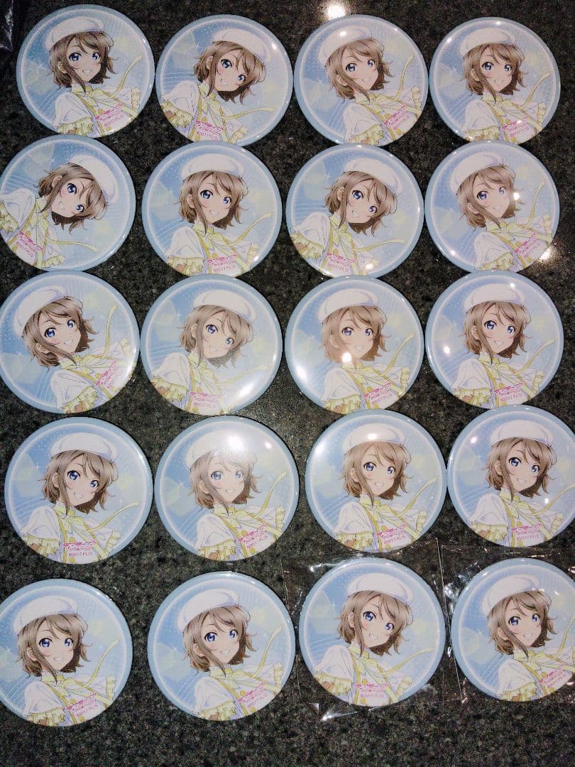 ラブライブ サンシャイン 渡辺曜 6th ガチャ 缶バッジ 20個