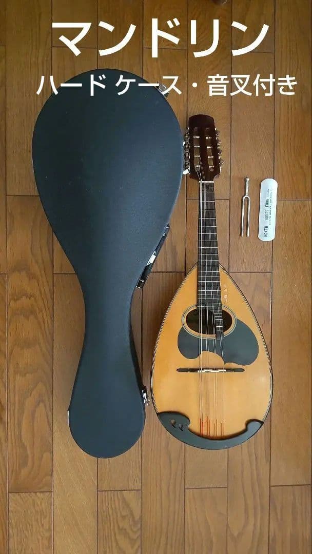 SUZUKI マンドリン M30 ハードケース・TUNING FORK（音叉）