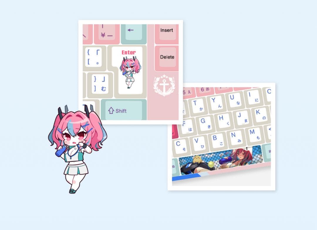 アズレン ブレマートンモデル キーボード ジャスミン軸