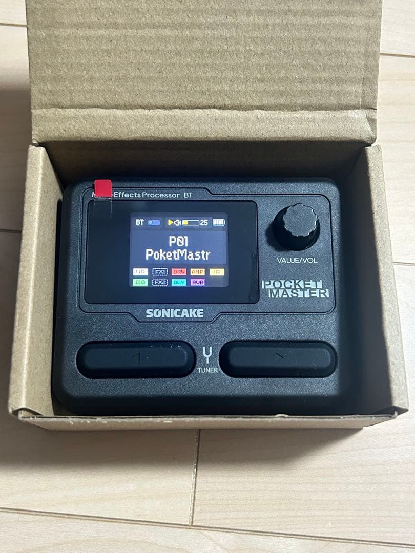 ギター Sonicake Pocket Master Black