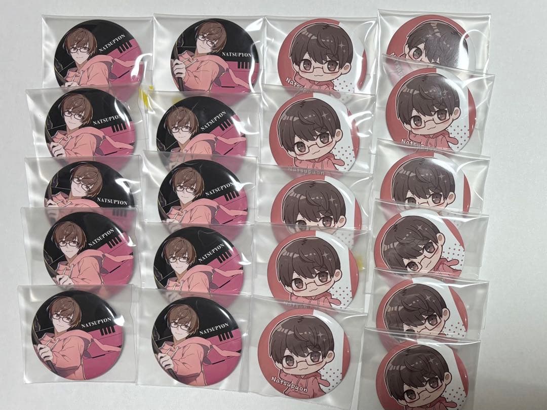 なつぴょん アルジャン 缶バッジ まとめ売り