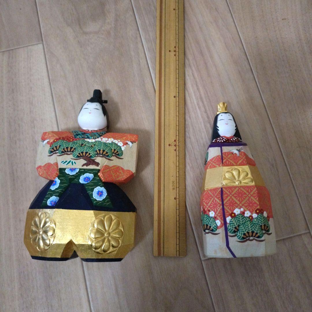一刀彫雛人形