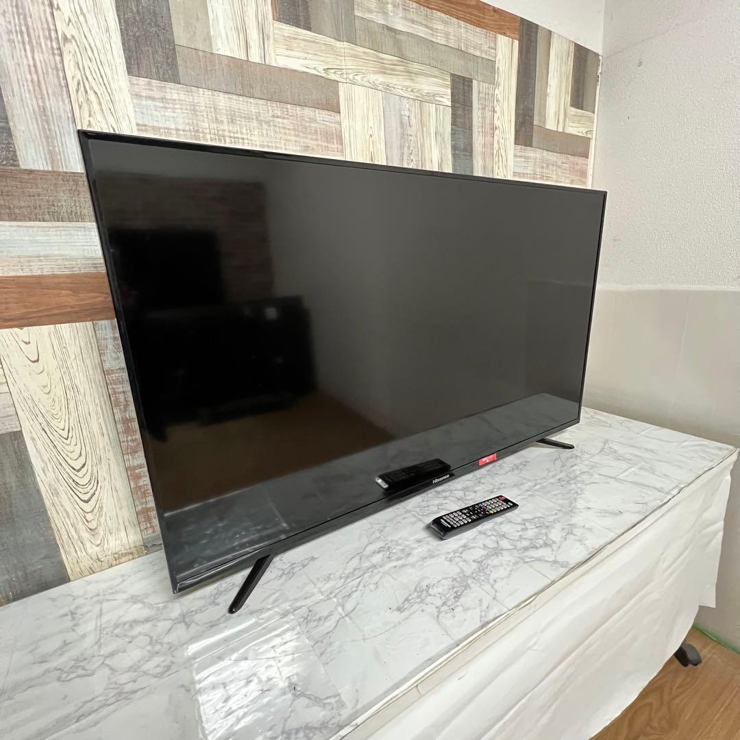 即日受渡❣️全国送料込ハイセンス50型液晶テレビ Wチューナー新品リモコン付