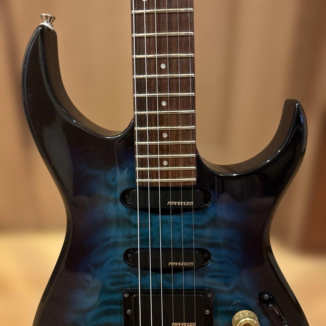 FERNANDES FGZ-420 ゴールドパーツ仕様 トレモロアーム付