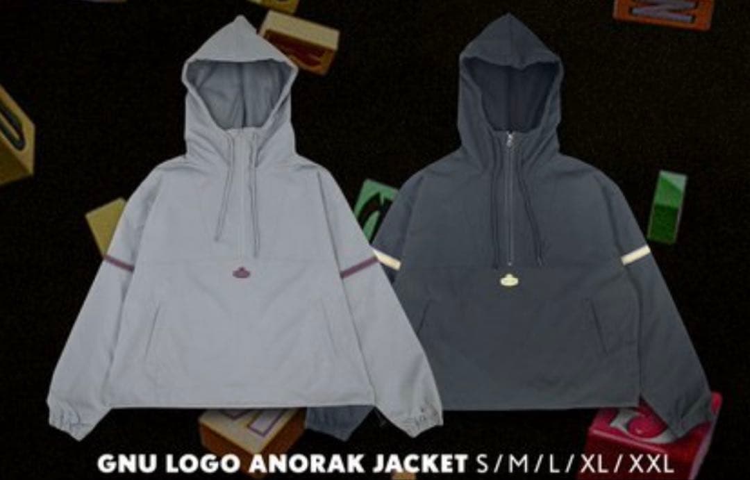 King Gnu LOGO ANORAK JACKET ブラック L