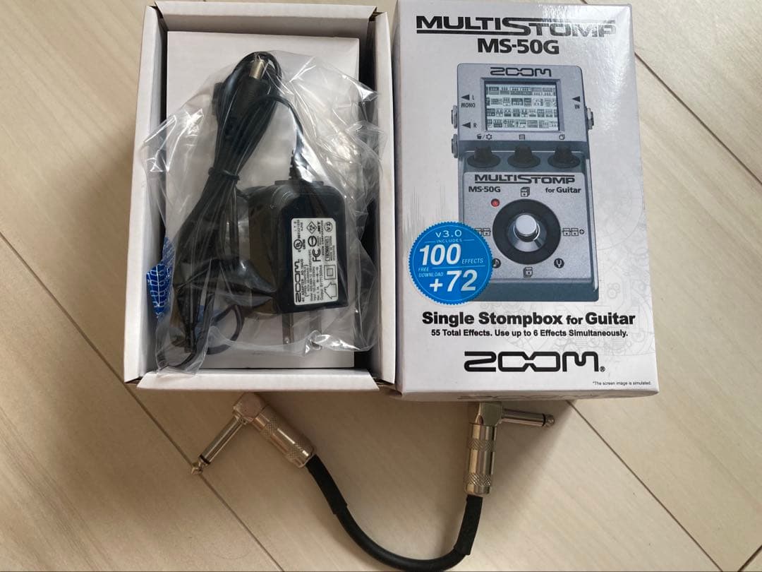 ZOOM MS-50G マルチストンプ アダプター付 美品