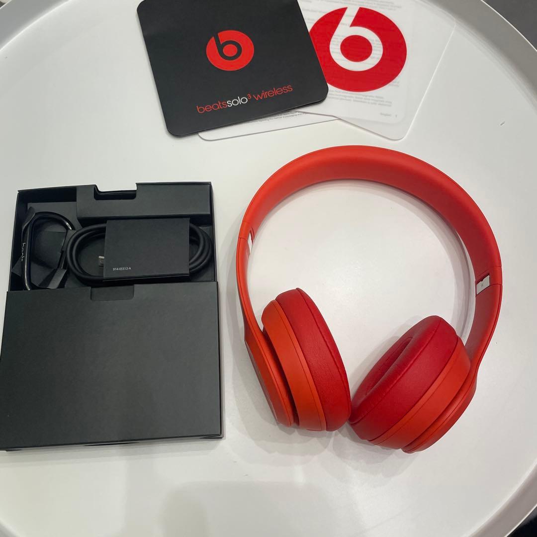 BEATS SOLO3 ワイヤレスヘッドホン 特別版 レッド