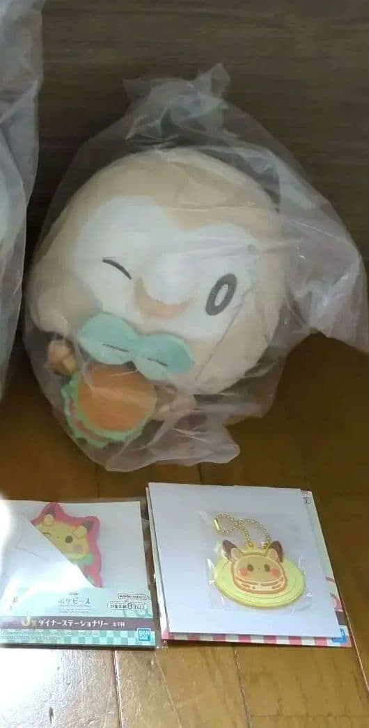 【上位賞】ポケピース 一番くじ ゴンベ A賞　モクローC賞 4点セット