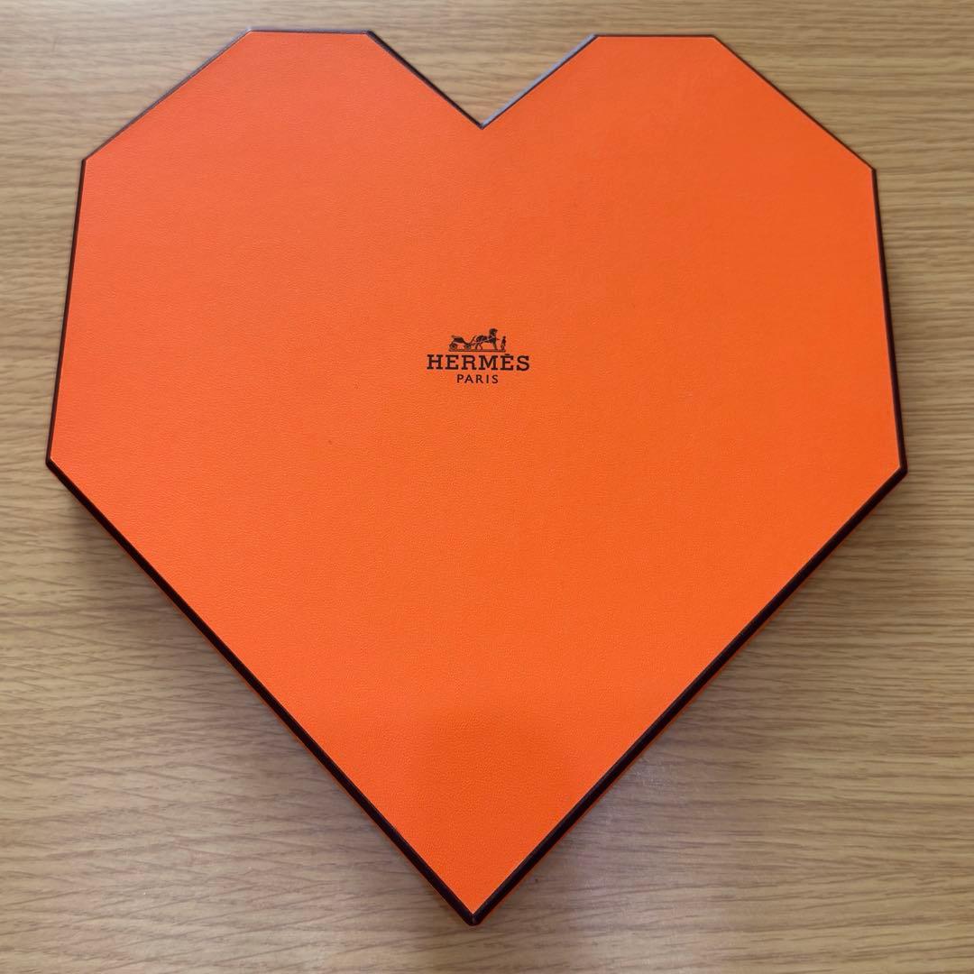 HERMES ハート型スカーフ ギフトセット