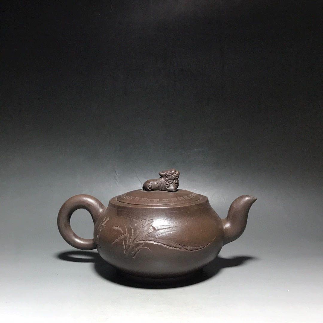宜興 紫砂壷 茶壺 コ・コ・カコ・カコ・煎茶道具