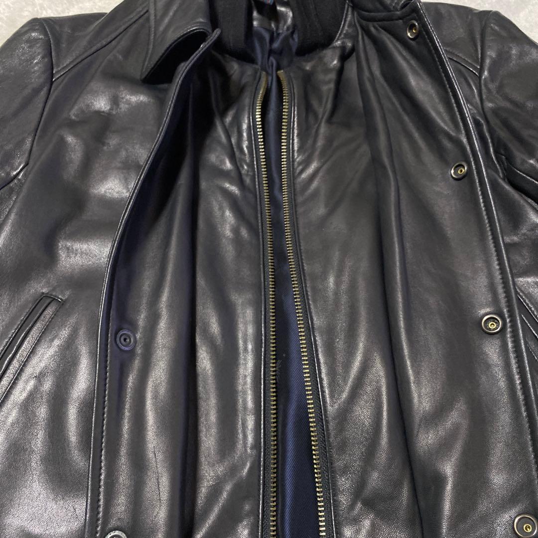 ✨希少✨MIHARA YASUHIRO ラムレザーレイヤードジャケット　黒