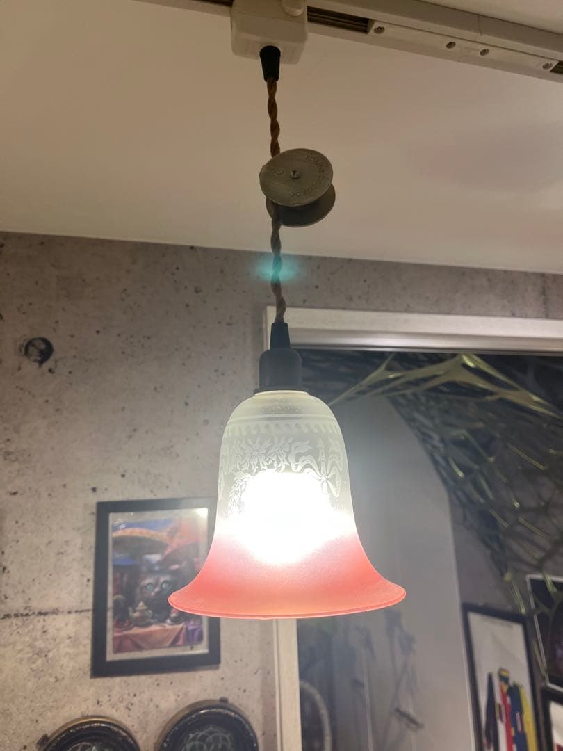 フランスアンティークランプ