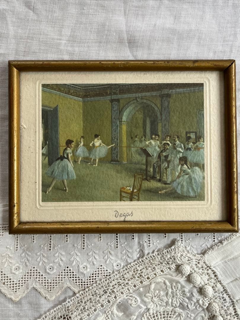 秋月さま専用！！！◆フランスアンティーク｜世界の名画「オペラ座のバレエ教室」
