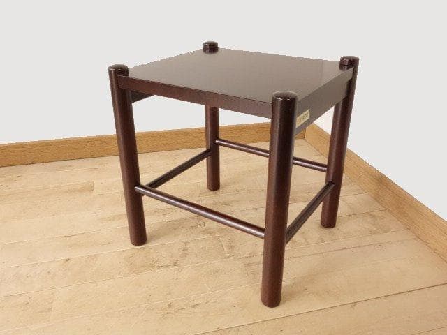 北海道民芸家具　ミニテーブル　花台　再塗装済　USED