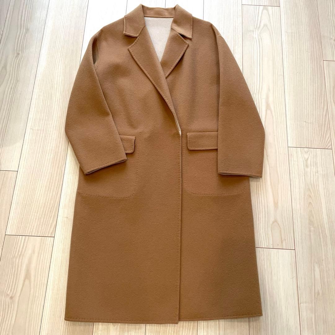 美品　IENA ダブルフェイスリバーシブルチェスターコート 36