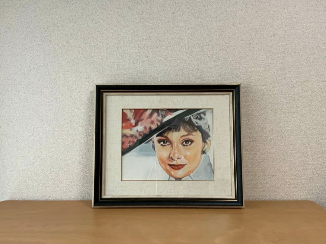 絵画『オードリー・ヘップバーン』ヘイ平山画