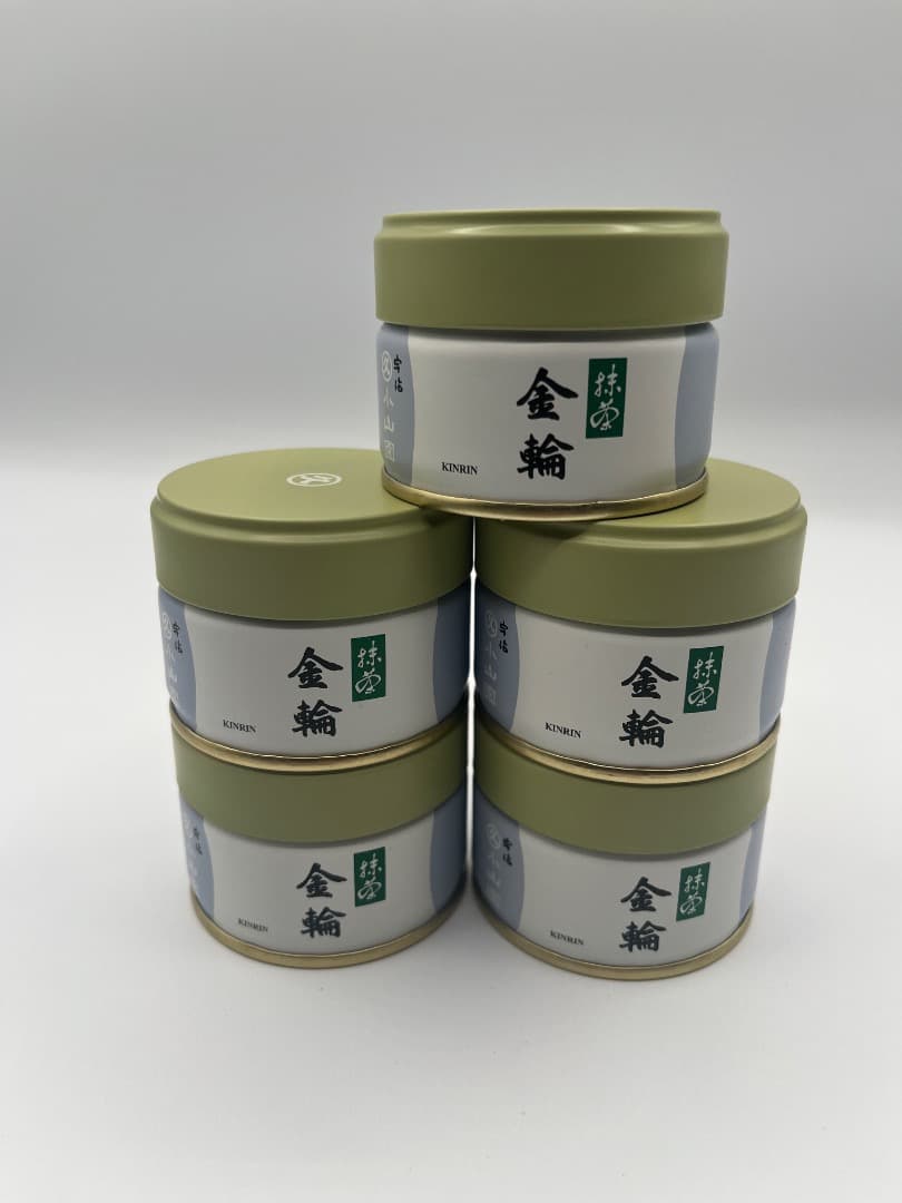 宇治 丸久小山園 抹茶 　金輪 (KINRIN) 20g 5缶セット