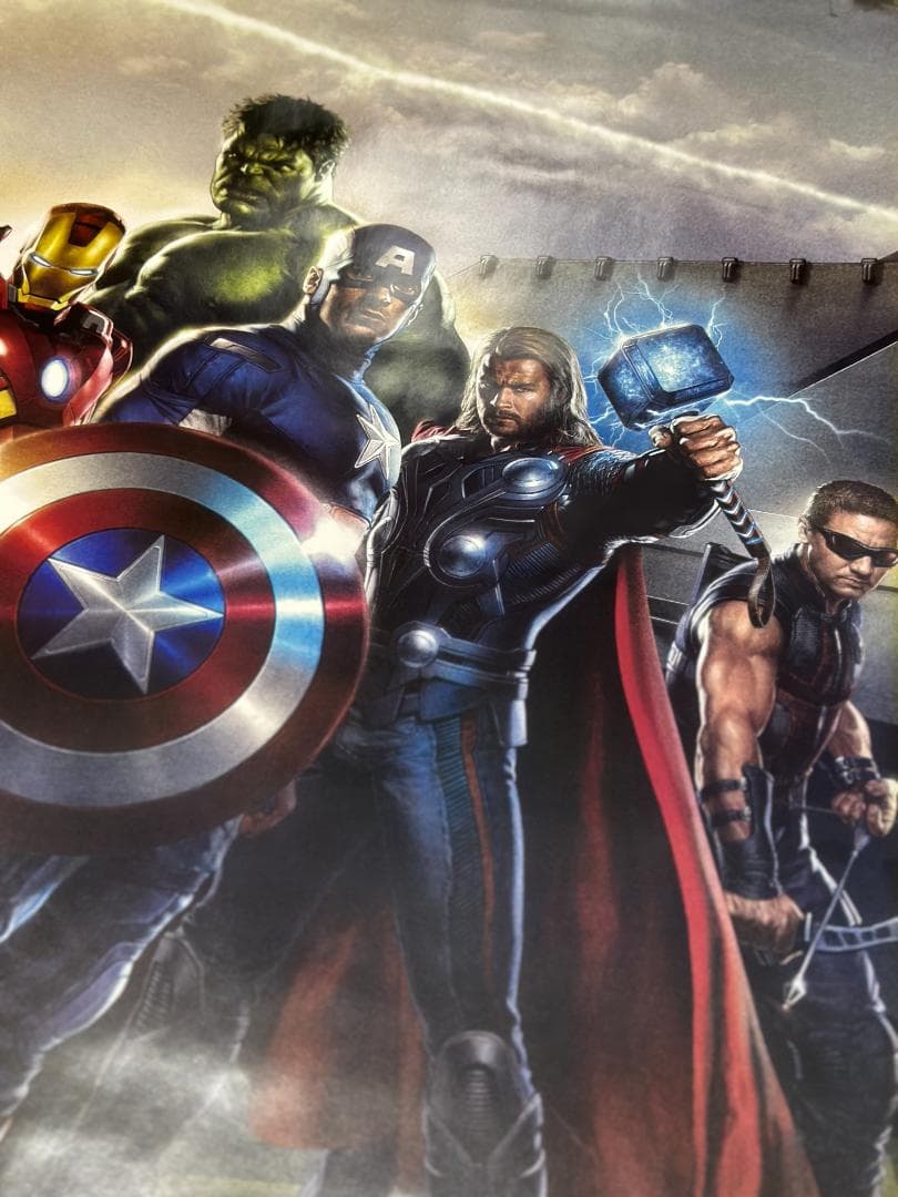 MARVEL MCU アベンジャーズ 初期メンバー 海外限定 ポスター