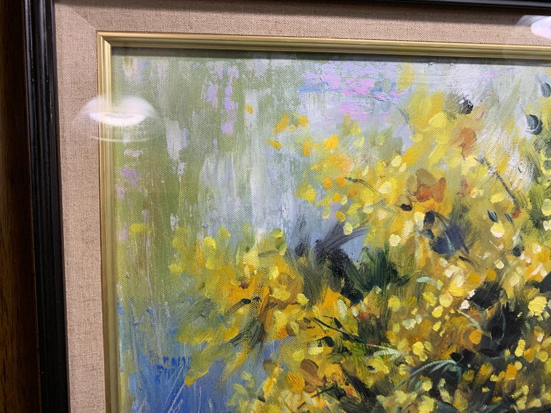 酒井修一郎　ミモザ　絵画