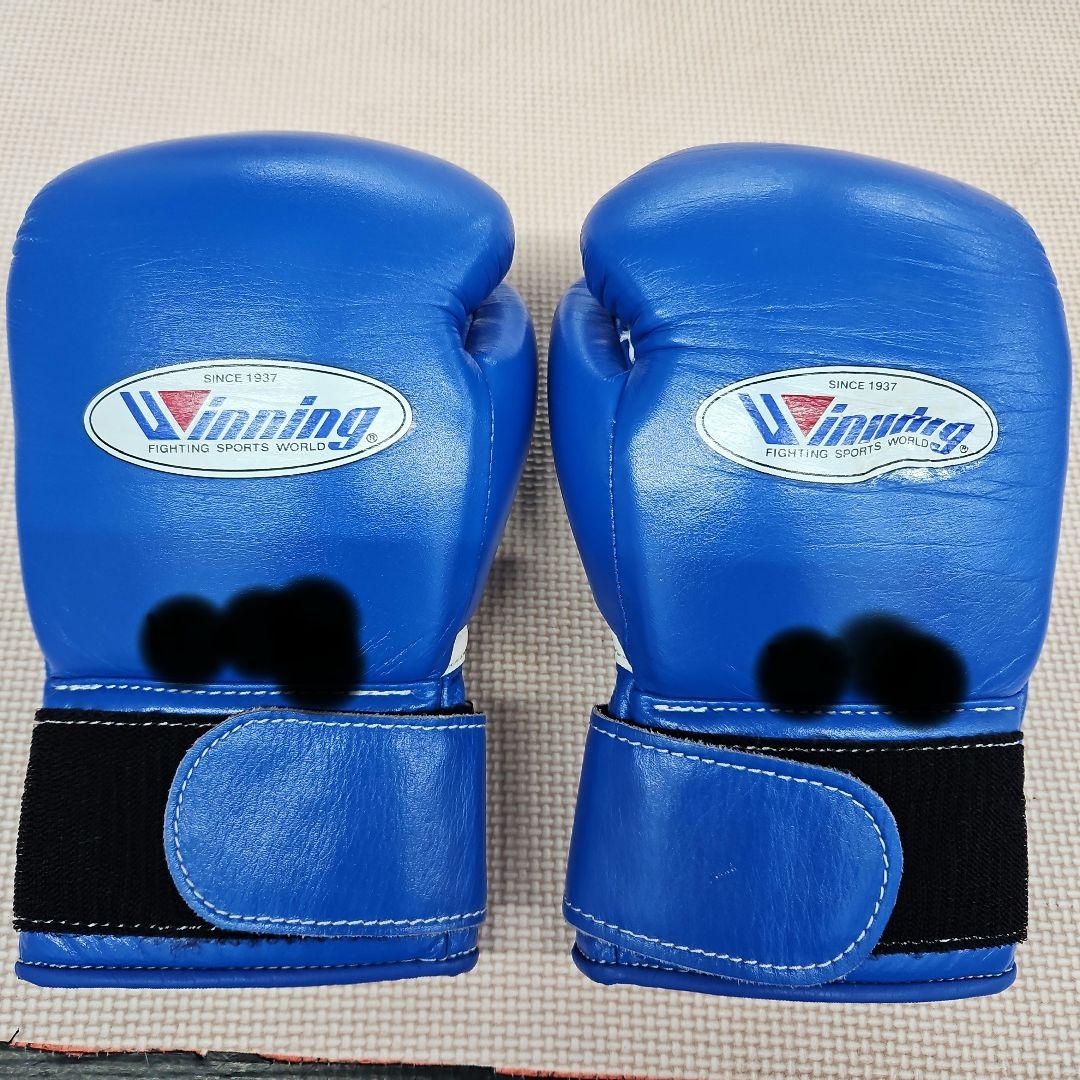 Winning ボクシンググローブ 青８オンス