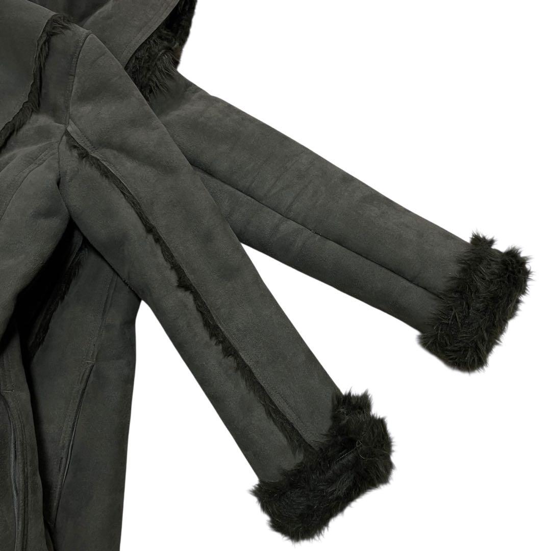 BUFFALO BOBS フェイクムートンコート　ロングコート コート S