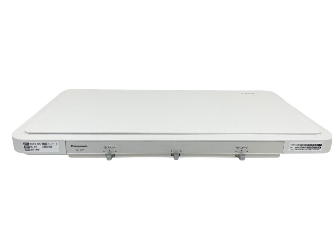 【美品】Panasonic IHデイリーホットプレート KZ-CX1-W 廃盤