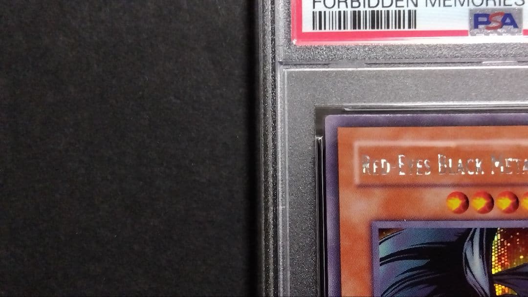 【PSA9】「レッドアイズ ブラックメタルドラゴン」FMR シークレット 英語版
