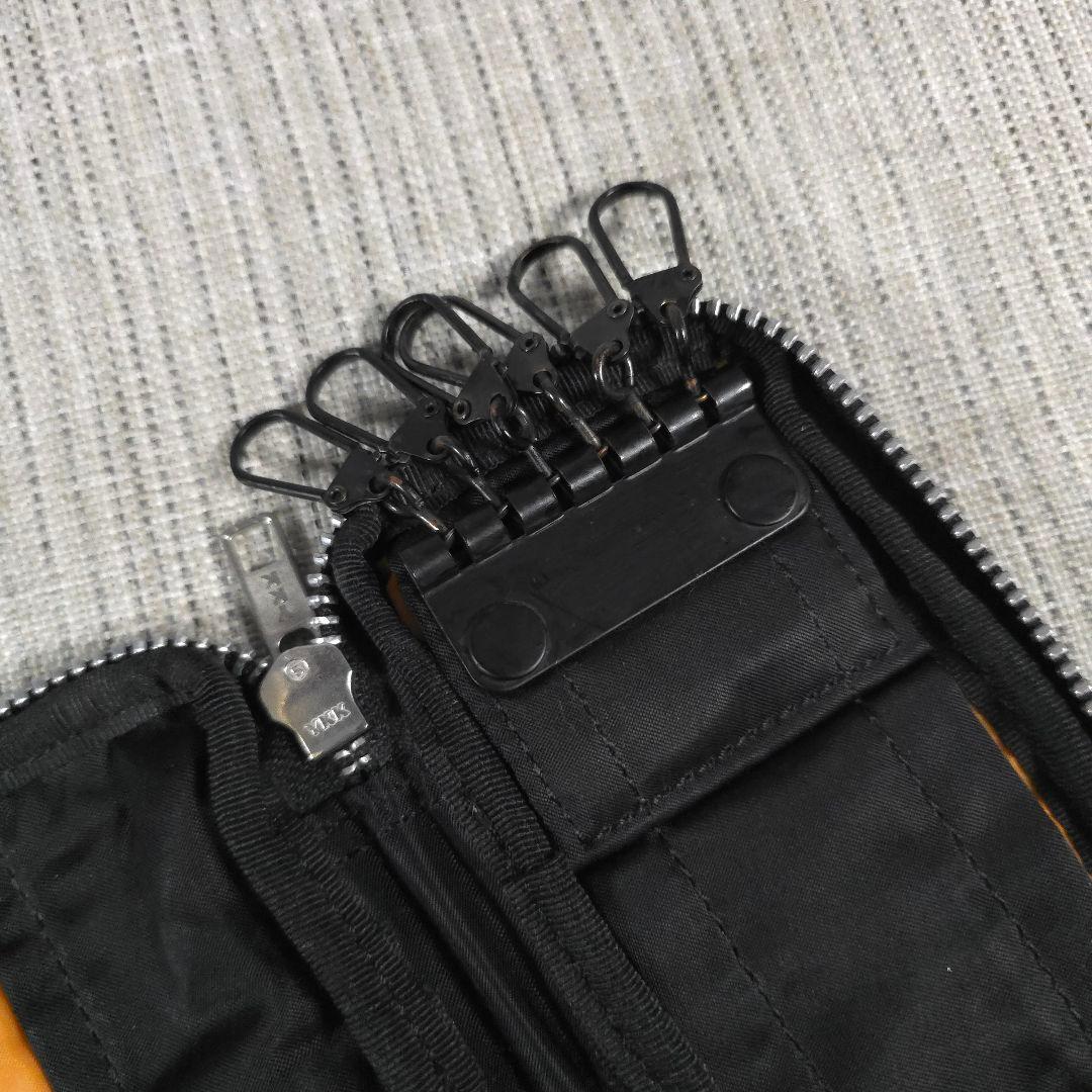 大人気　廃盤　PORTER　ポーター　タンカー　6連　キーケース　ブラック