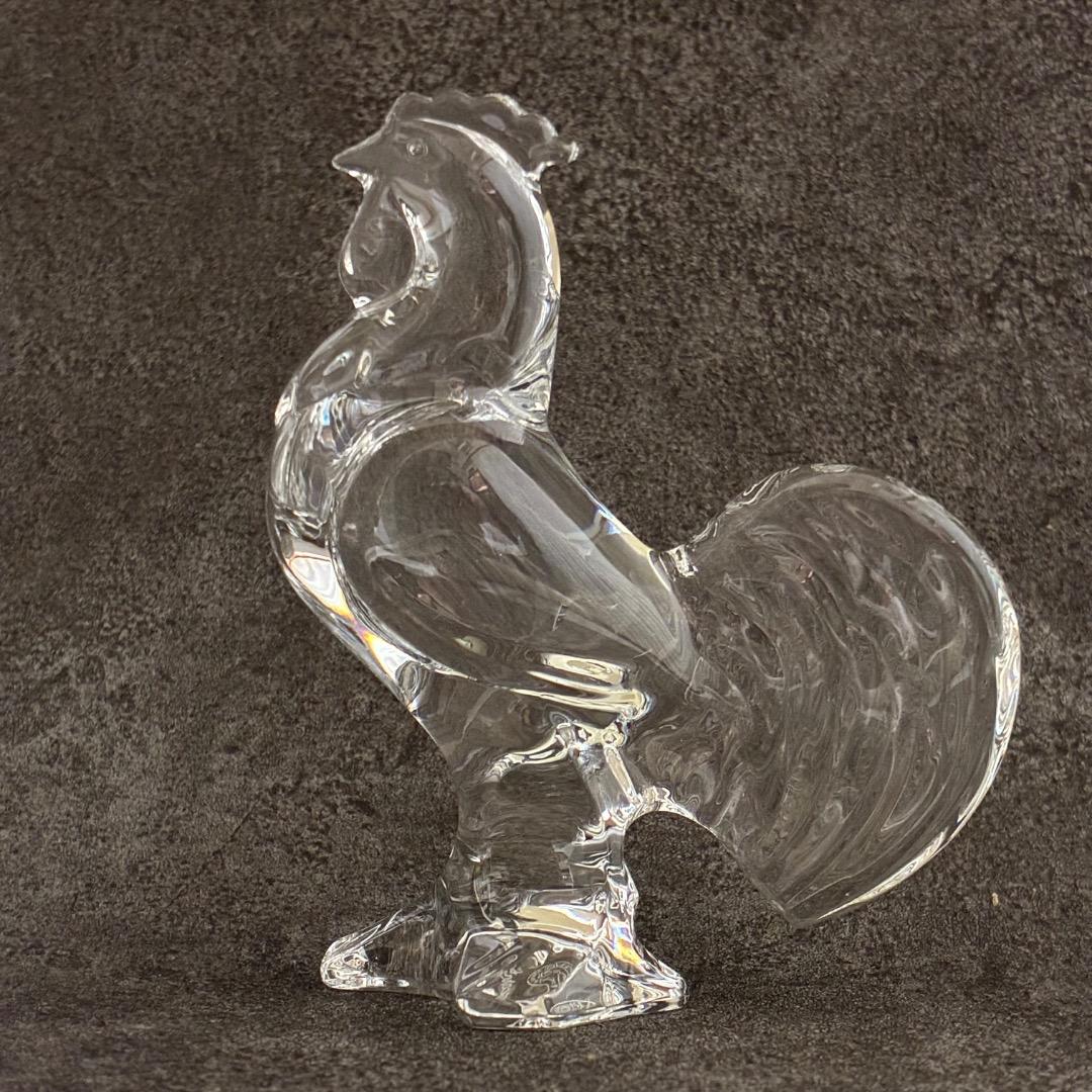 バカラ 干支 酉 クリスタルガラス 置き物 オブジェ 箱付き Baccarat