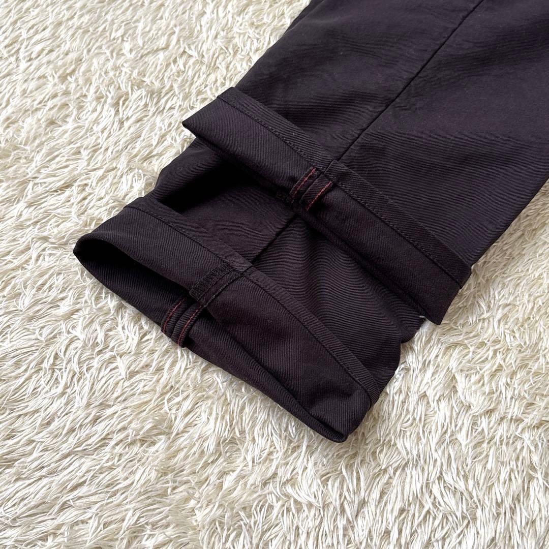 ☆名作☆INCOTEX SLACKS 100型　テーパード コットン ドレスチノ