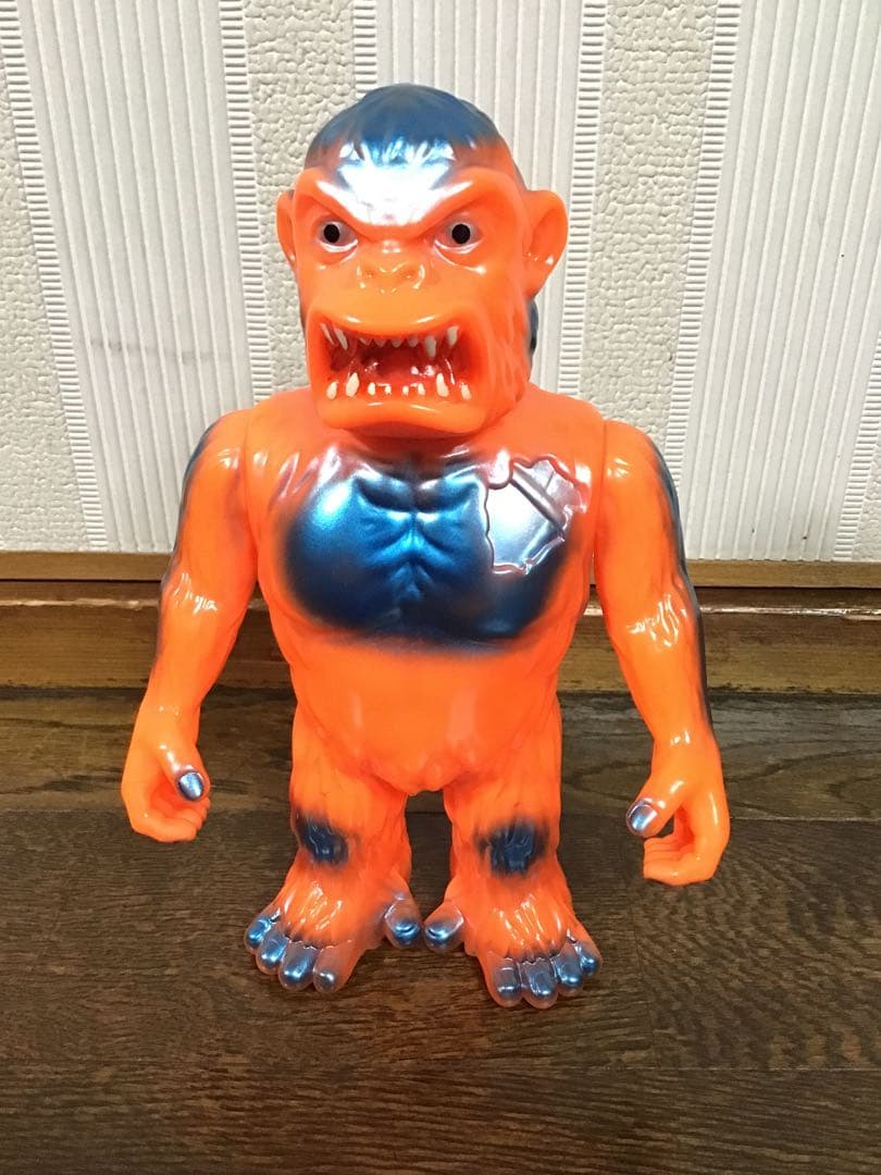 ゴリラ獣　オレンジと青のグラデーション　美品　値引不可　プロフ必読