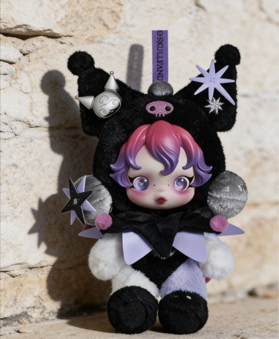 POP MART SKULLPANDA クロミ＆マイメロディ ぬいぐるみチャーム