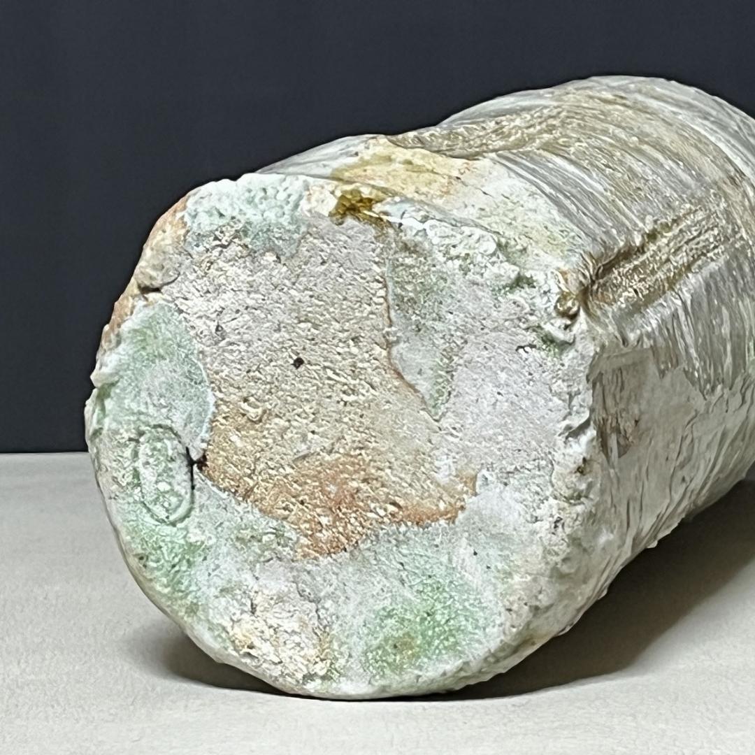 真葛香斎 伊賀 写 花入 共箱 耳付花入 茶道具 【k3154a】