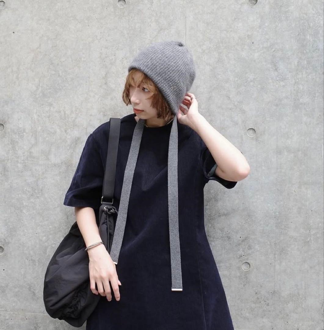 新品⚪️ENTWURFEIN＜エントワフェイン＞ ニットキャップ