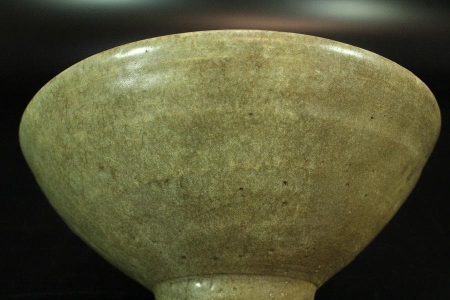 中国美術 内花紋 碗 φ17cm(K-LC484)