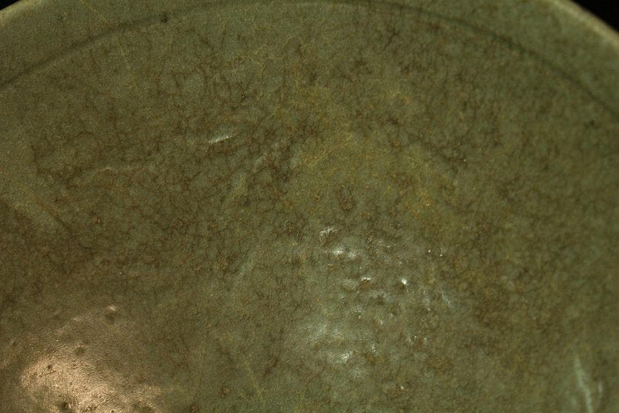 中国美術 内花紋 碗 φ17cm(K-LC484)
