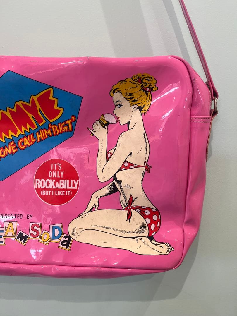 クリームソーダ　cream soda 80s 当時　ブラックキャッツ　バッグ