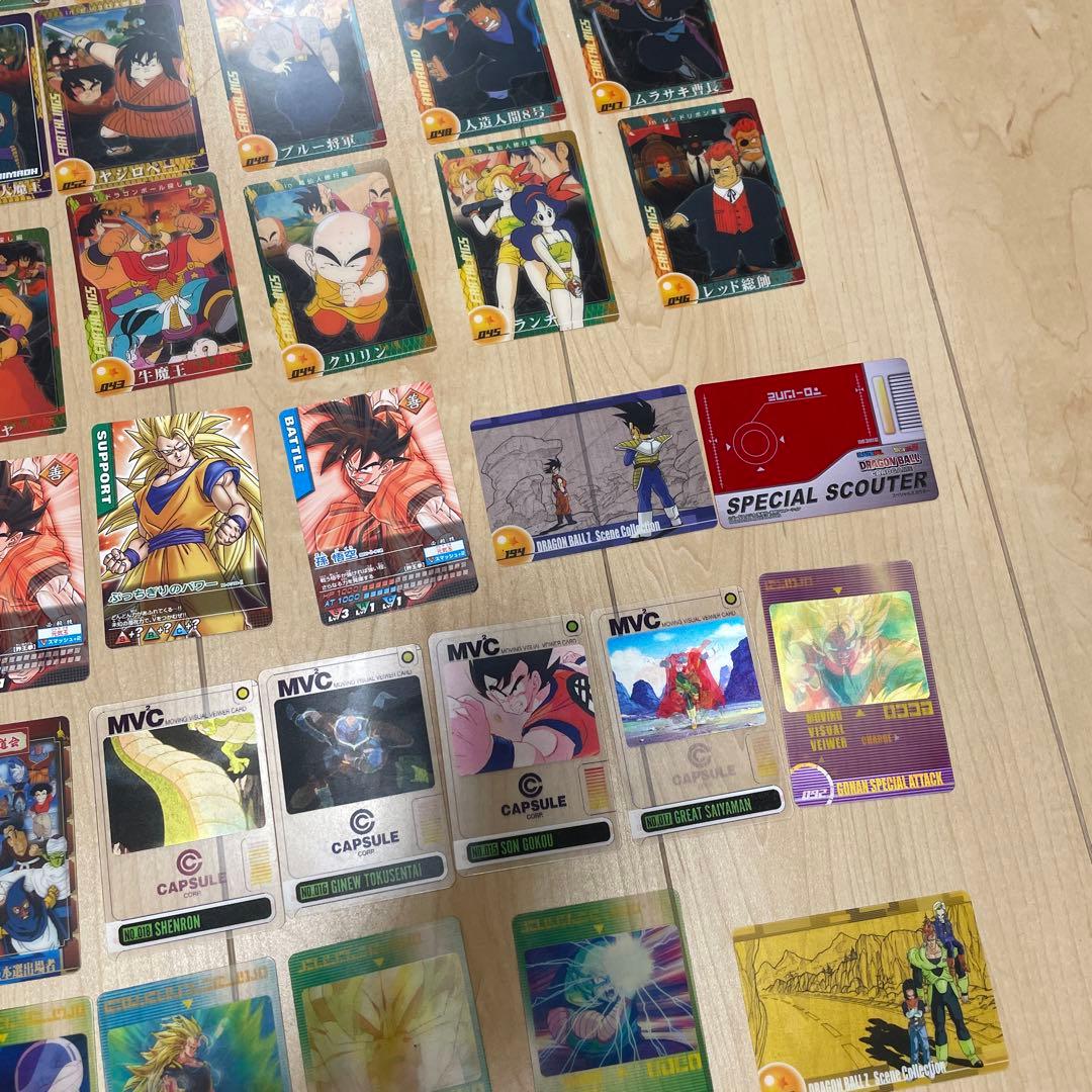 希少ドラゴンボール森永ウエハースカード&3Dカード 計101枚セット&付録。32