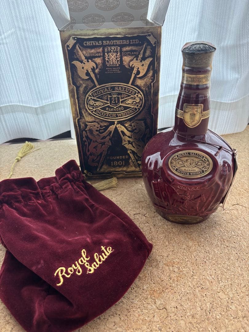 【古酒】ロイヤルサルート 21年 スコッチウイスキー　赤　最終値下げ