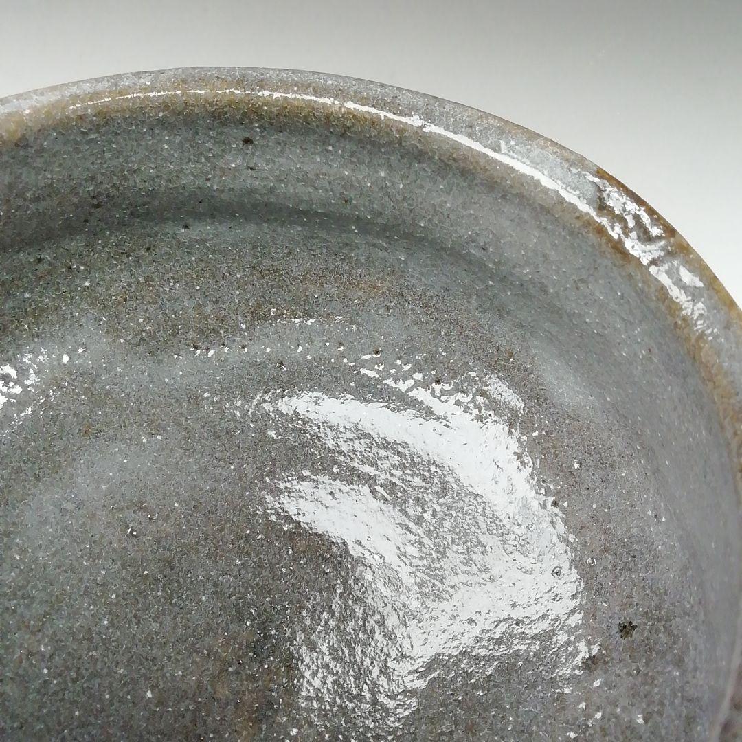 Ｔ２９７　茶碗　『鼡志野茶碗』『竹里庵　葵窯　加藤春二』　共箱　抹茶碗　茶道具