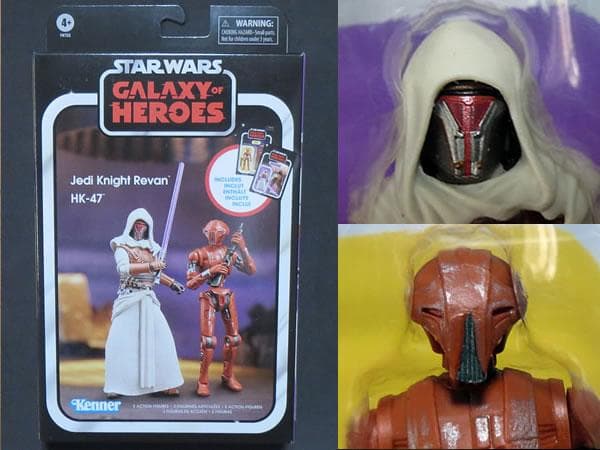 ジェダイナイト・レヴァン HK-47 スターウォーズ 3.75 フィギュア