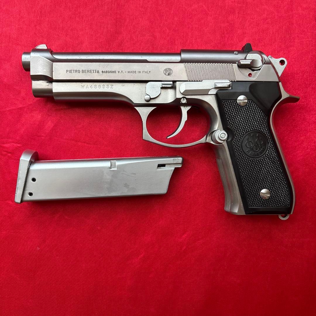 WA ベレッタM92F INOX ガスブローバックガン