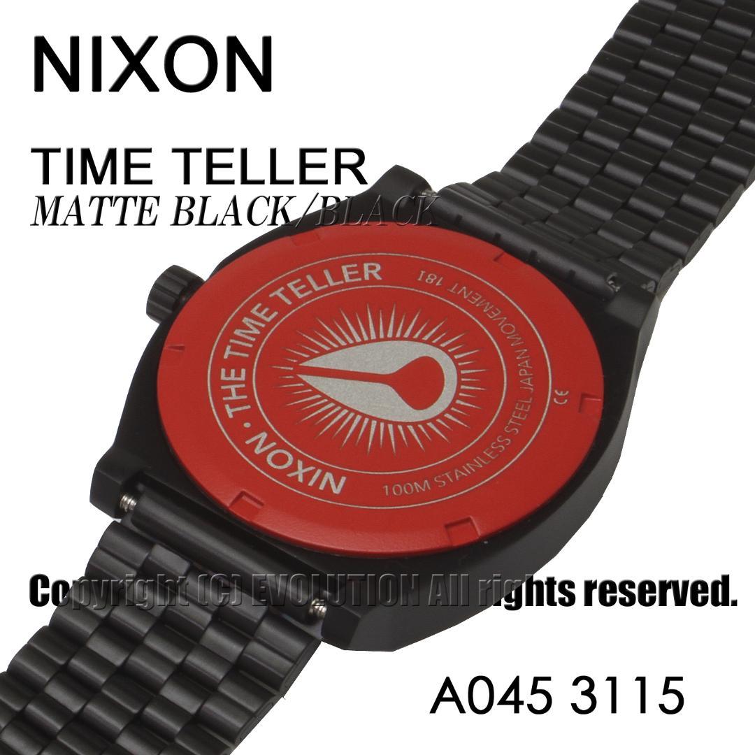 新品未使用 [ニクソン] NIXON 腕時計 MATTE BLACK/ブラック