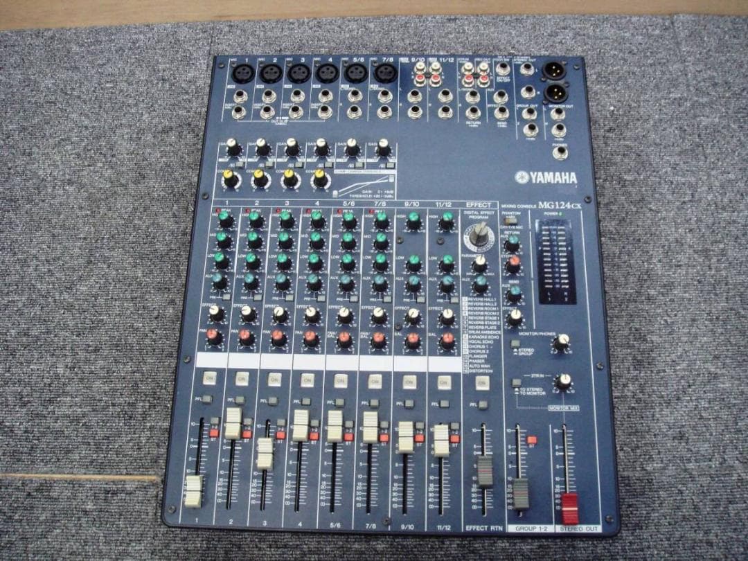 YAMAHA ヤマハ MG124CX ミキサー ミキシング PA-20 アダプタ