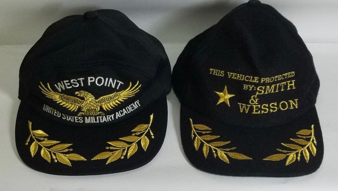 WEST POINT & SMITH & WESSON帽子2個セット✨ミリタリー