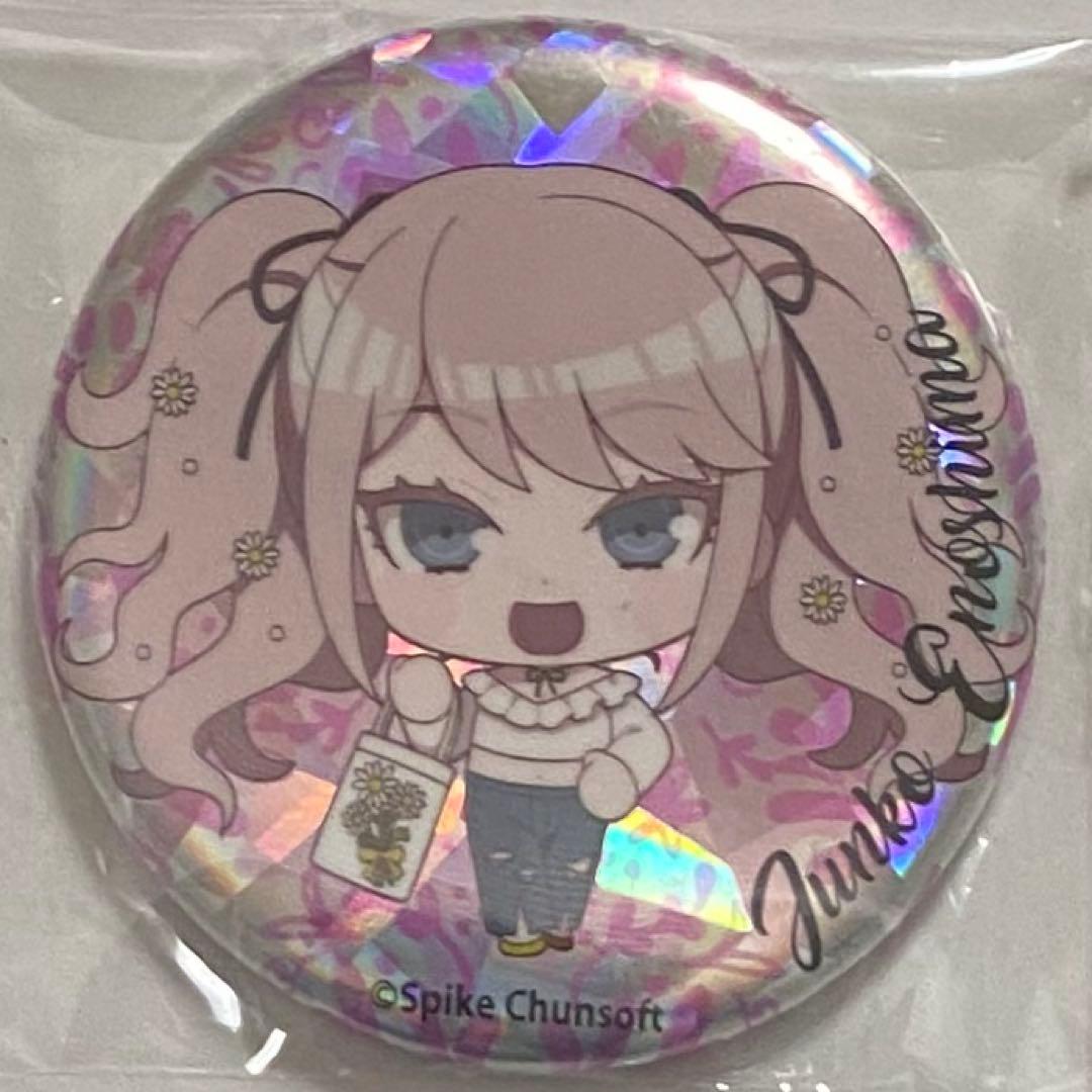 ダンガンロンパ　good spoon ホログラム　ホロ　缶バッジ　江ノ島盾子