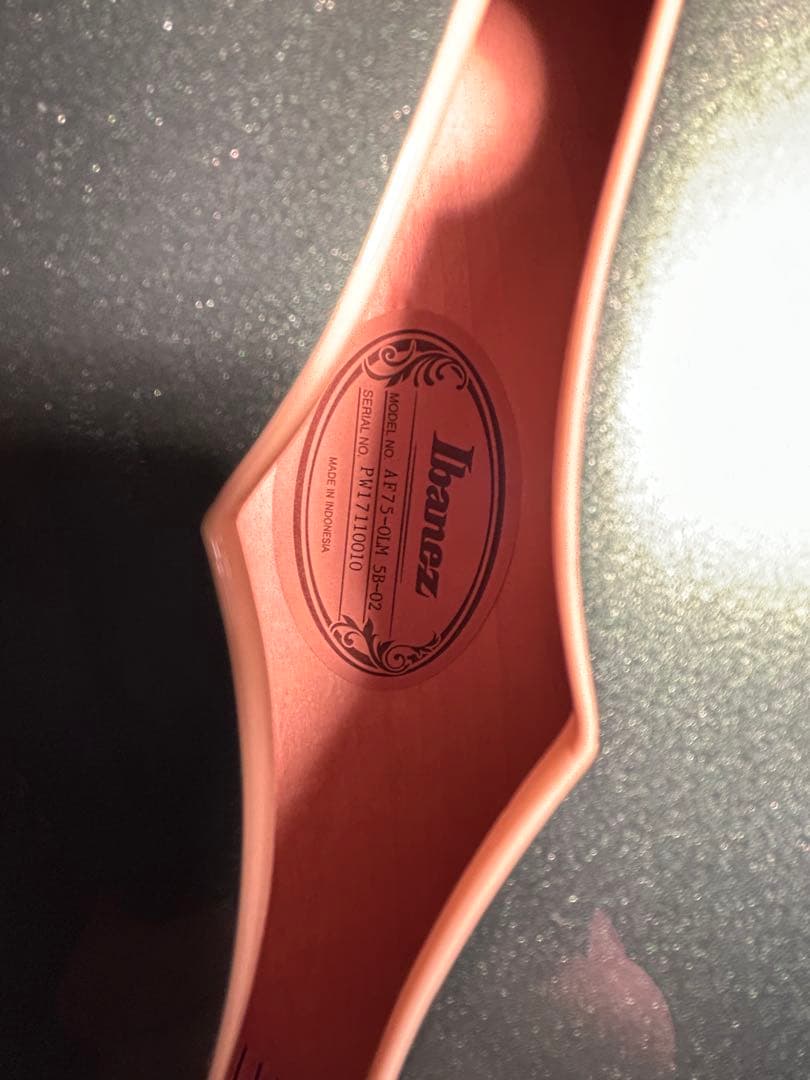 ギター Ibanez AF75-OLM 5B-02