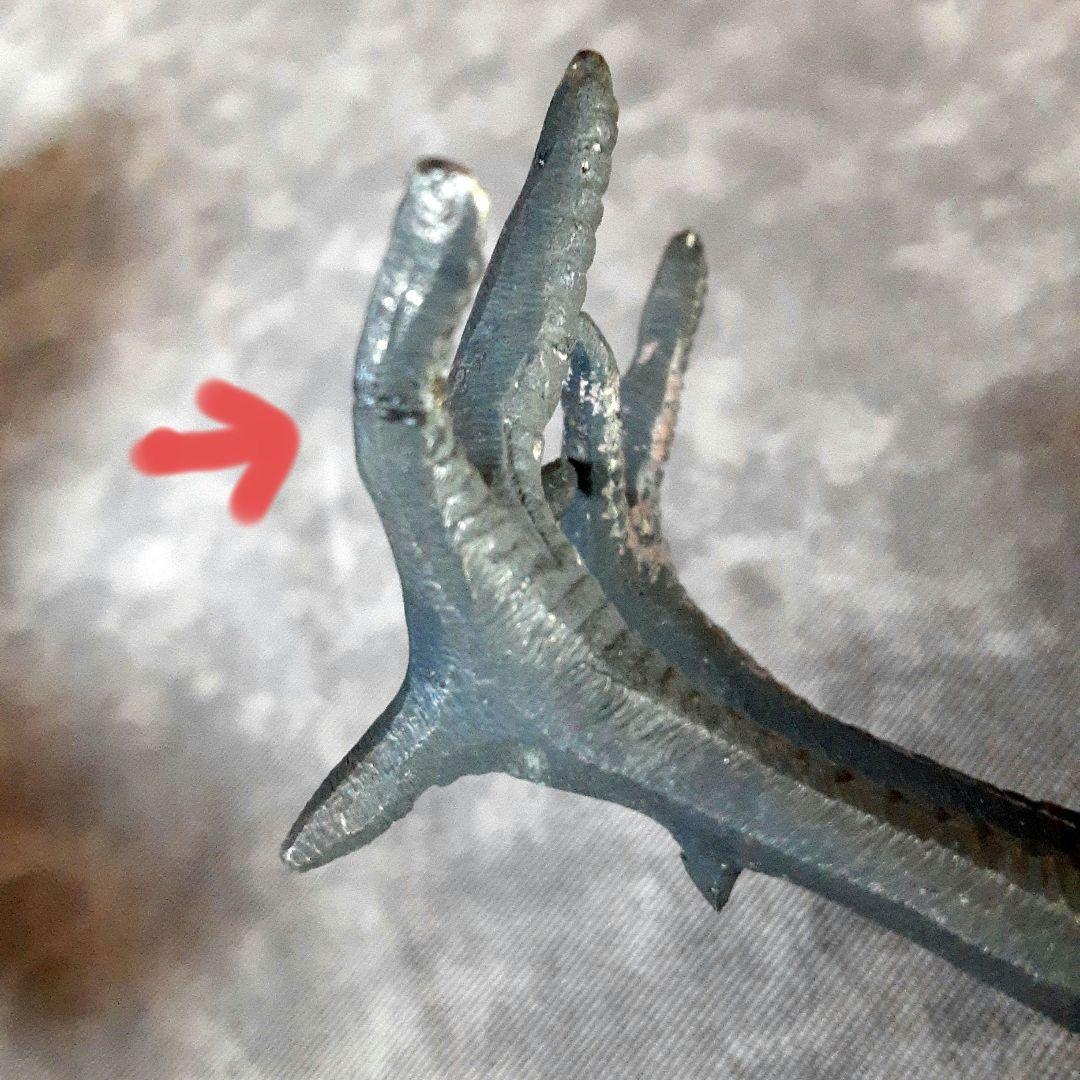 鶏　置物　ペア　金属工芸　高田銅器 S