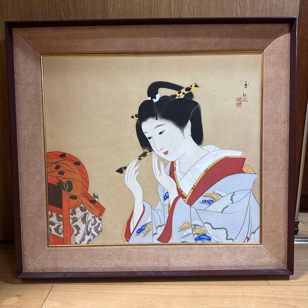 日本画 女性の肖像画