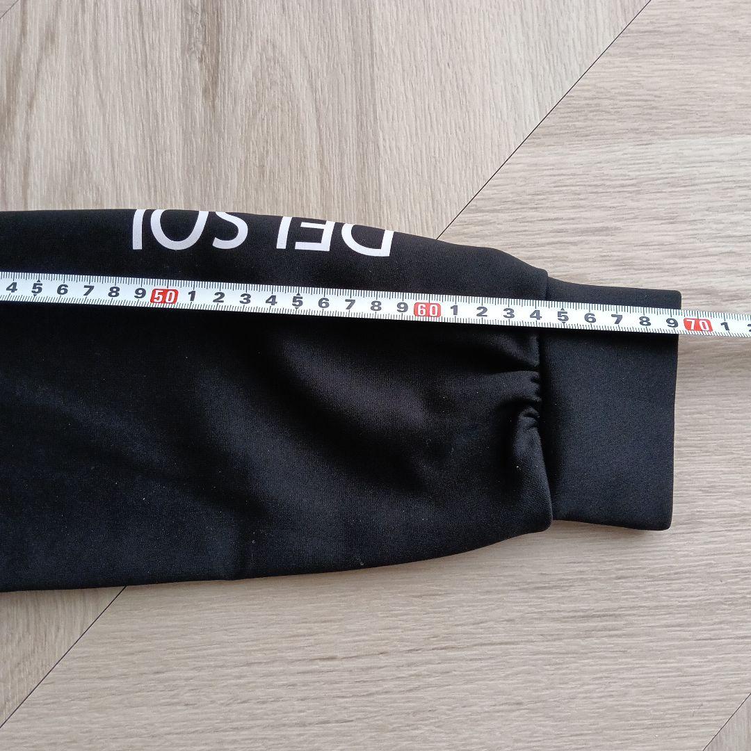 ●DELSOL● チェック柄 ウェアとスカートセットアップ Lsize 伸縮素材